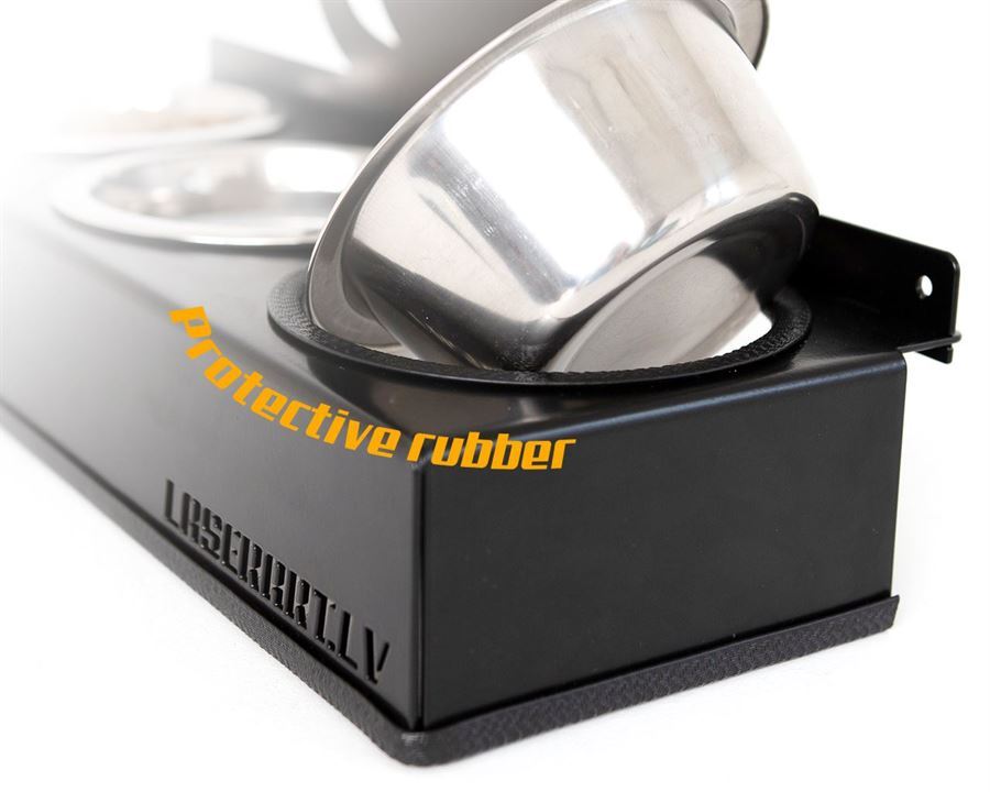 2-Bowl Dog Feeder, Beaucerons Dog breed, Raised Feeding Station